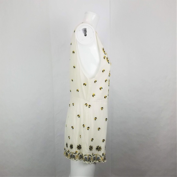 Free People Ivory White Margarita Romper - Picture 3 of 6